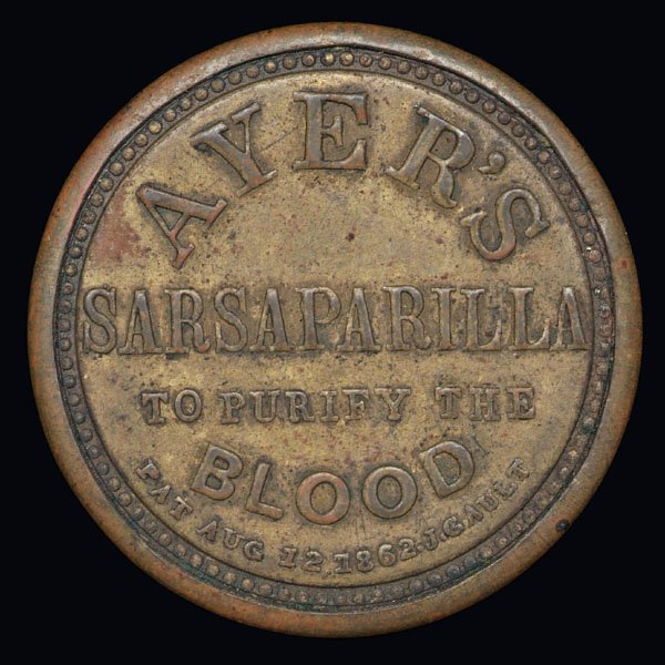 Civil War encased postage currency, - 2