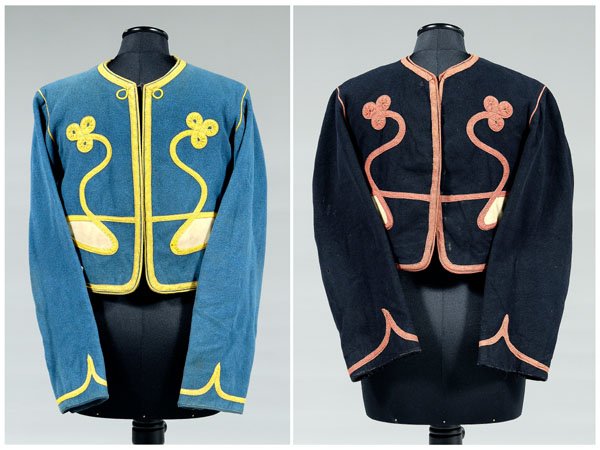 Two Zouave style uniforms:
