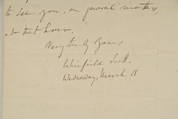 General Winfield Scott letter, - 3
