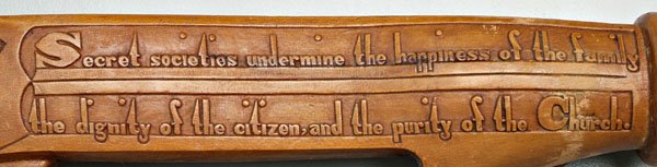 Important folk art cane, A.P. Dean, - 4