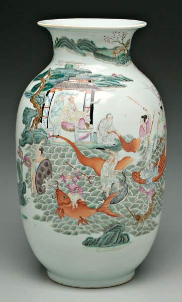 Chinese [famille rose] vase,