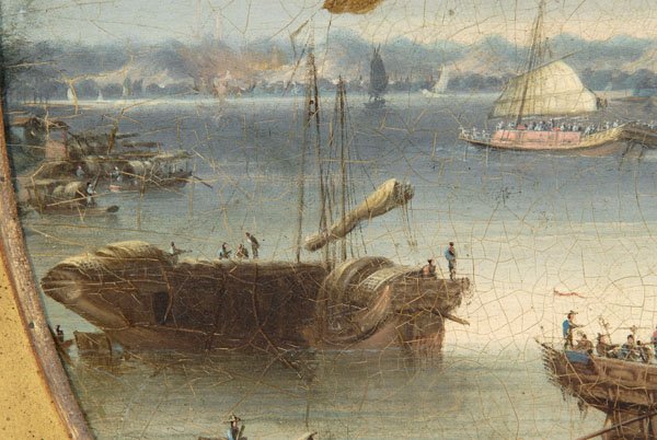 Pair China trade paintings, Namcheong - 9