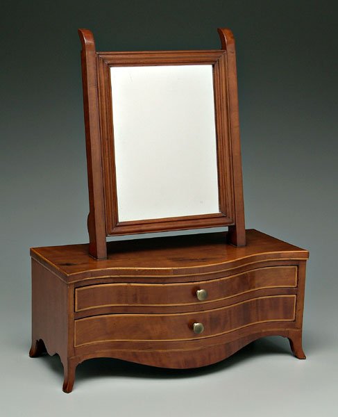 Inlaid Hepplewhite dressing stand,
