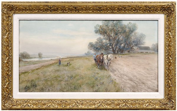 Frank F. English watercolor