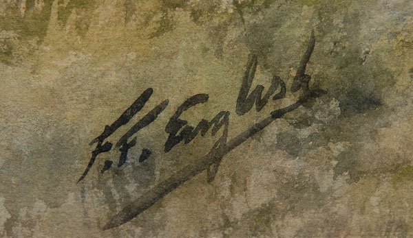 Frank F. English watercolor - 2