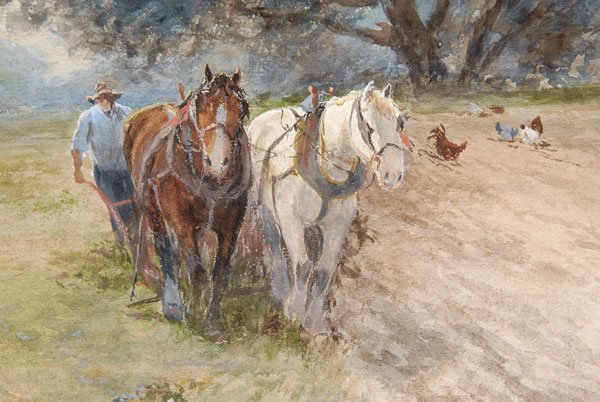 Frank F. English watercolor - 4