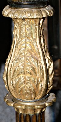 Ormolu mounted astral lamp, - 5