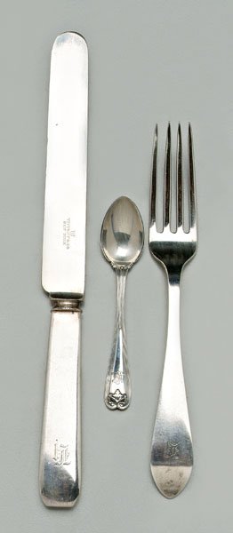 24 pieces Tiffany sterling flatware: