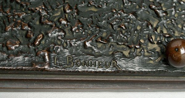 Pair Isidore Jules Bonheur bronzes - 3