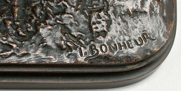 Pair Isidore Jules Bonheur bronzes - 5