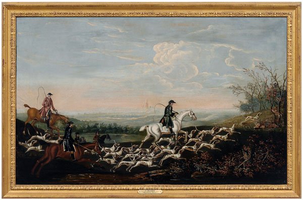 Two Dutch School hunt scenes: - 3