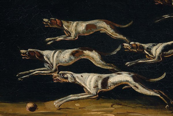 Two Dutch School hunt scenes: - 8