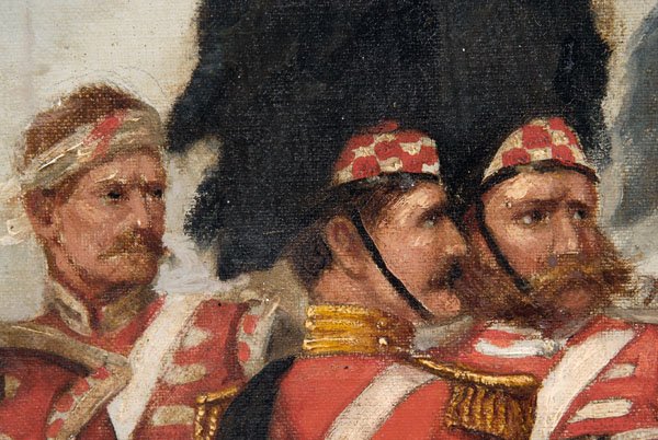 Panoramic Crimean War painting, - 6