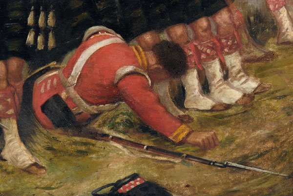 Panoramic Crimean War painting, - 8
