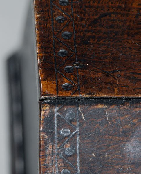 English table desk dated 1745, - 9