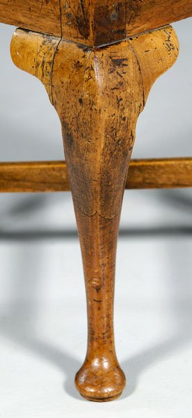 Chippendale mahogany corner chair, - 2