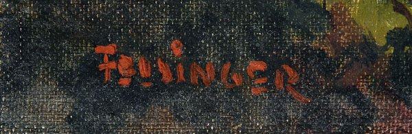 Painting signed "Fellinger", - 2