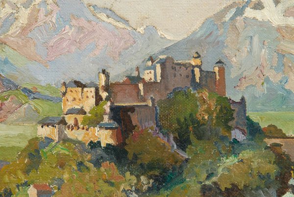 Painting signed "Fellinger", - 3