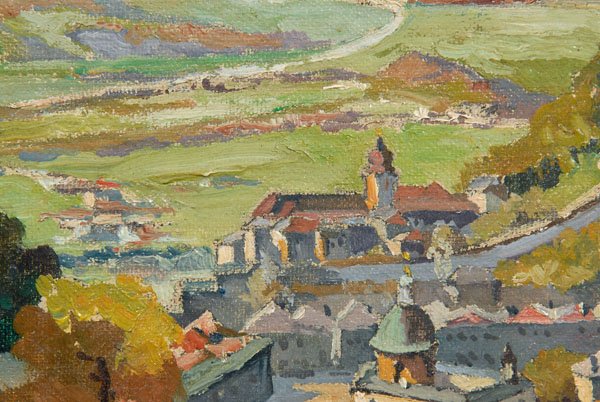 Painting signed "Fellinger", - 4