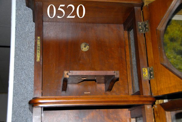 Walnut Vienna regulator clock, - 4