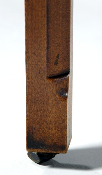 Chippendale mahogany writing table, - 4