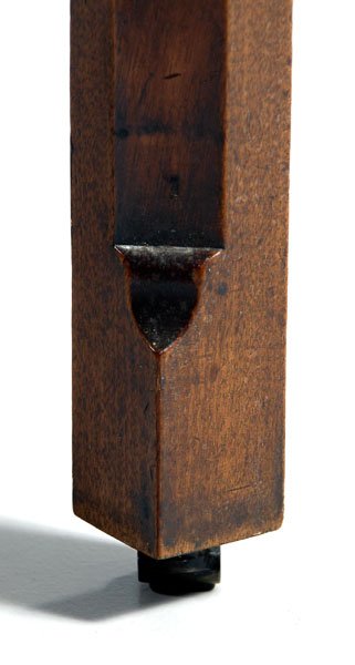 Chippendale mahogany writing table, - 5