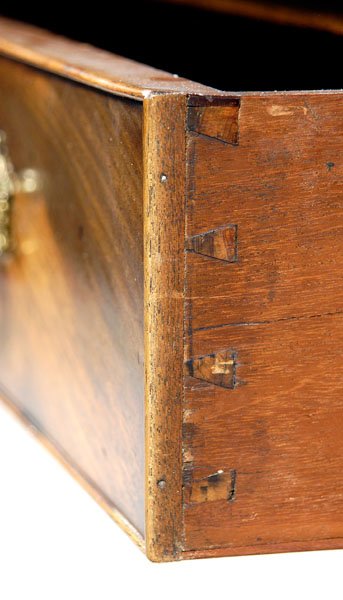 Chippendale mahogany writing table, - 6