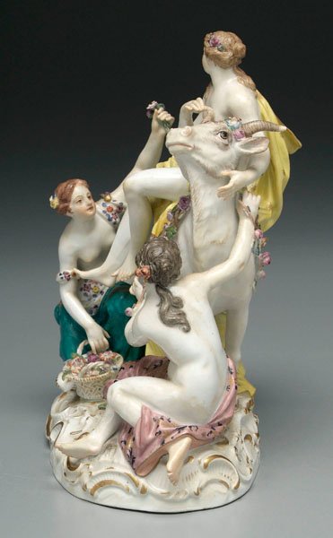 Meissen group Europa and bull - 3