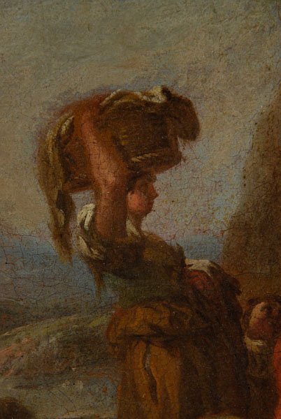 18th century painting, - 5