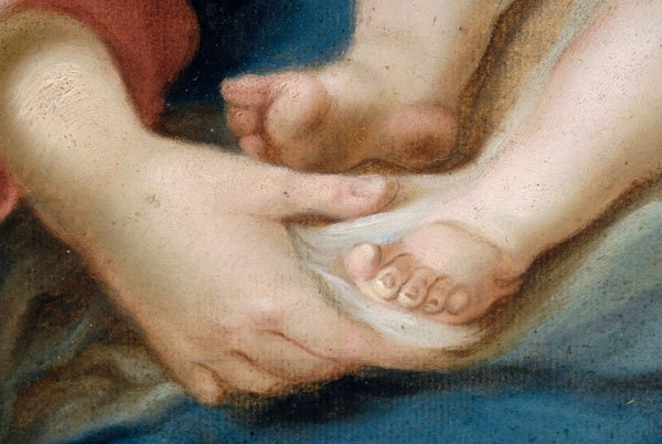 18th century Flemish School painting, - 5