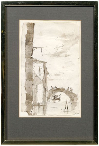 Two drawings, follower of Guardi - 3
