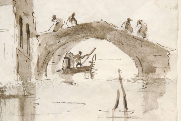 Two drawings, follower of Guardi - 5