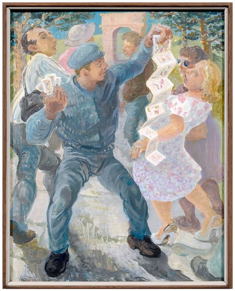 Lois Davis painting