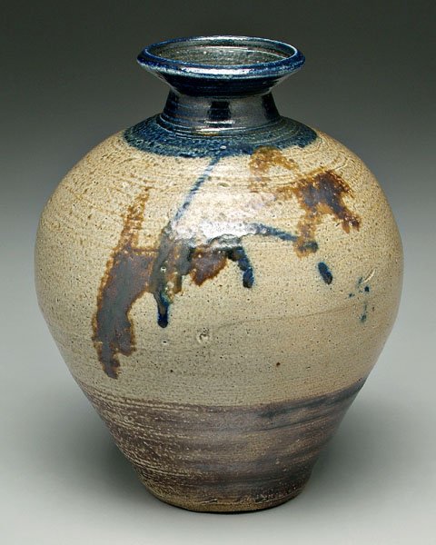 Shoji Hamada stoneware vase - 2