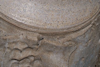 Monumental studio pottery jar, - 10