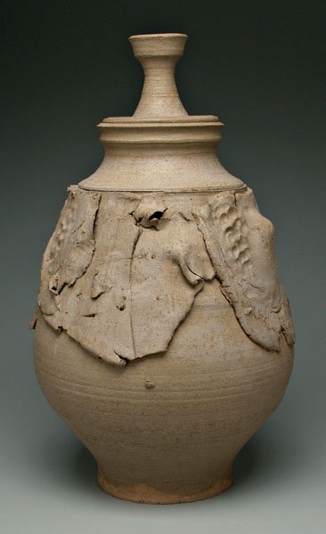 Monumental studio pottery jar,