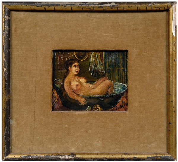 David Burliuk painting