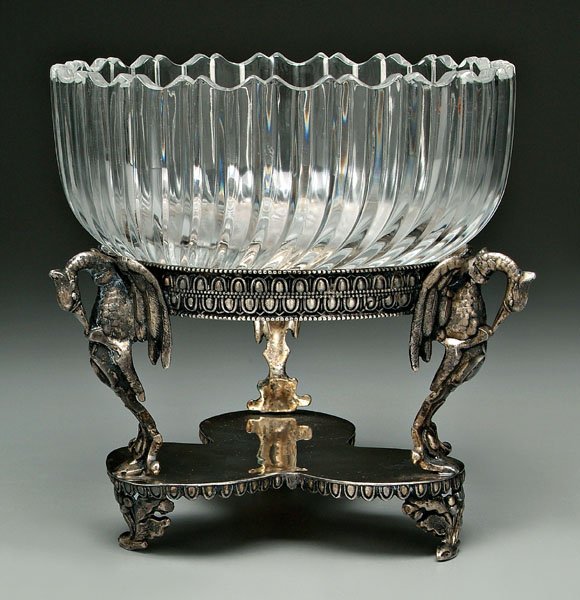 Silver plated center bowl,