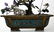 Pair of Jade Bonsai Trees in Cloisonne Planters - 3