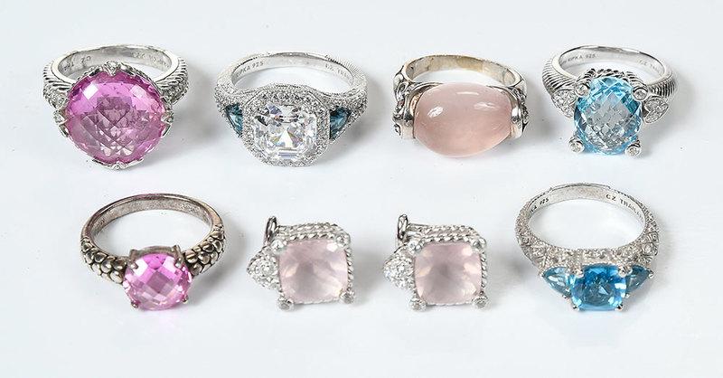 Seven Pieces Named Silver Jewelry (1 of 16)