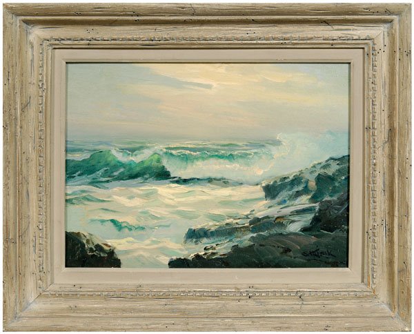 Paul Strisik painting