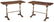 Pair of Victorian Style Cast Iron Tables