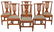 Assembled Set of George III Leaf Carved Dining Chairs