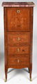Pair Louis XV Style Marquetry Inlaid Bedside Commodes - 3