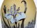 Iris and Dragonfly Cameo Art Glass Vase - 2