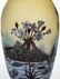 Iris and Dragonfly Cameo Art Glass Vase - 3