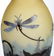 Iris and Dragonfly Cameo Art Glass Vase - 4