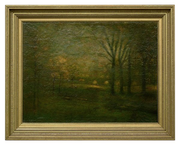 20th century wooded landscape,
