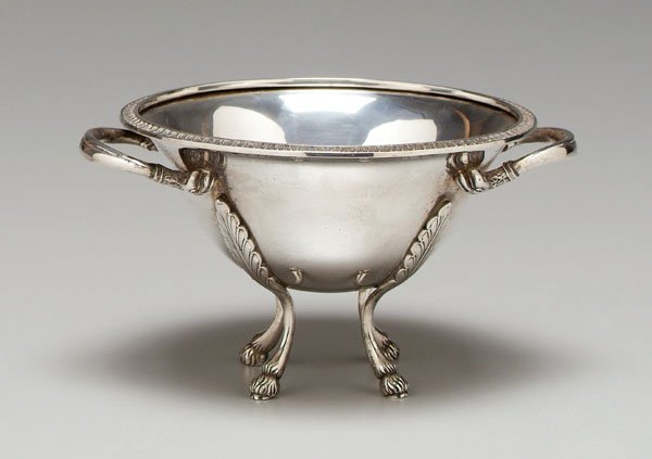 Footed Tiffany sterling bowl,
