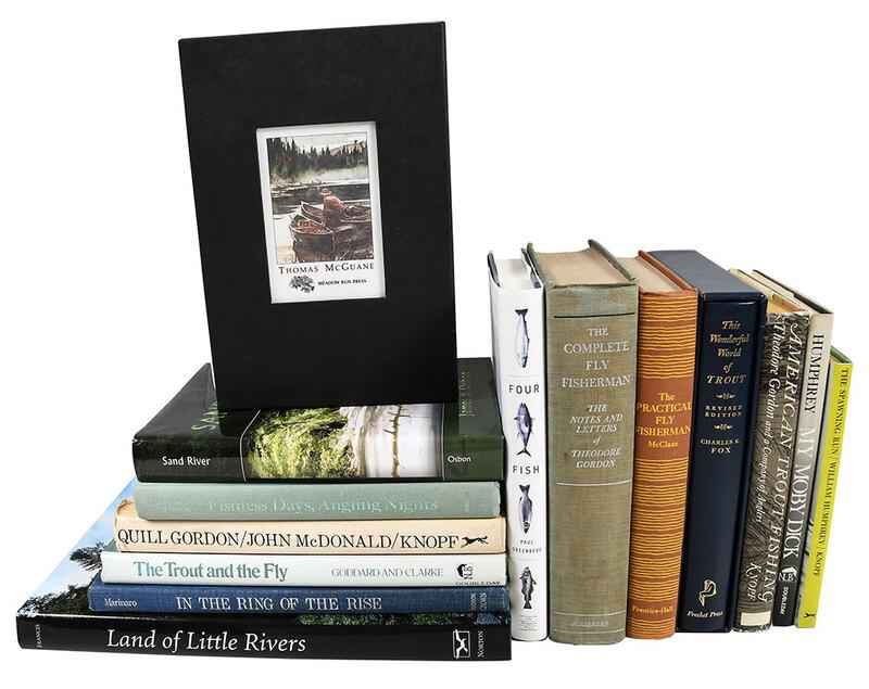 14 American Fly Fishing Books: including Live Water, by Thomas McGuane, New Meadow Press, 1996, limited edition in slipcase, one of 1500 copies; My Moby Dick, by William Humphrey, Doubleday & Co., New York, 1978, with dust jacket,